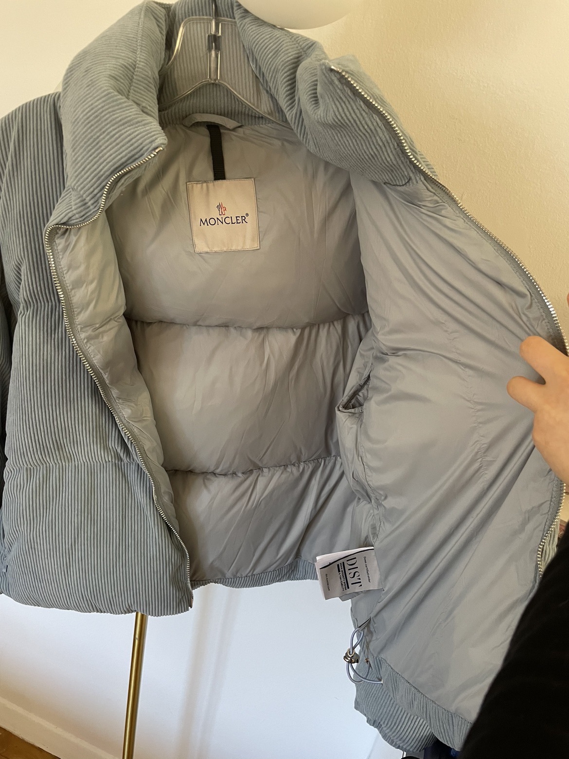 Moncler light blue puffer jacket - photo 3
