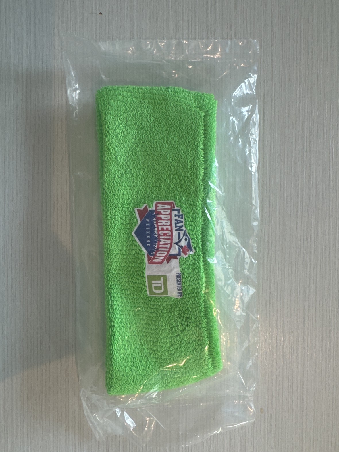 Neon Green Sweat Band thumbnail