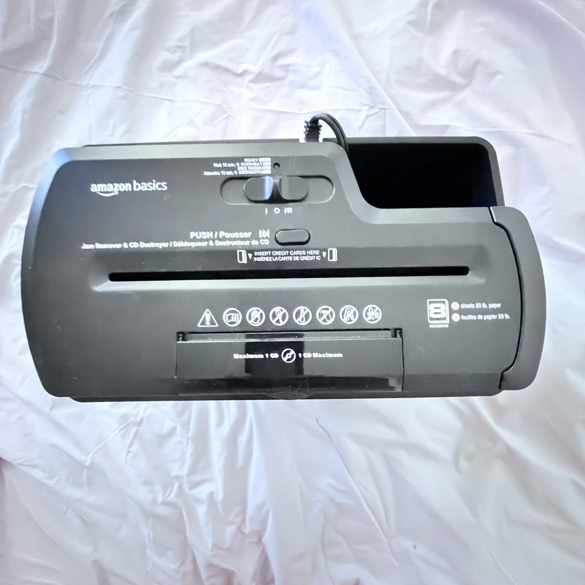 Amazon basics Paper Shredder - photo 2
