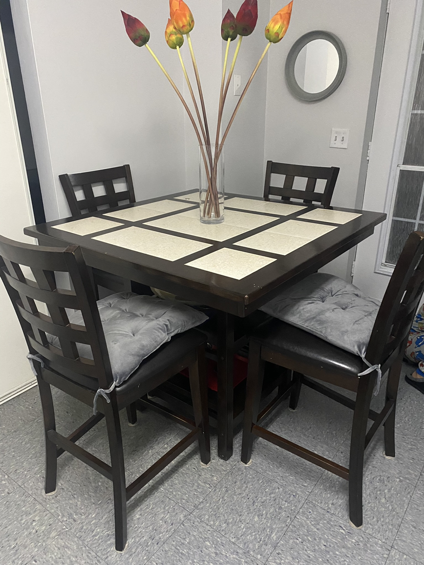 Bar style dining room set - photo 3