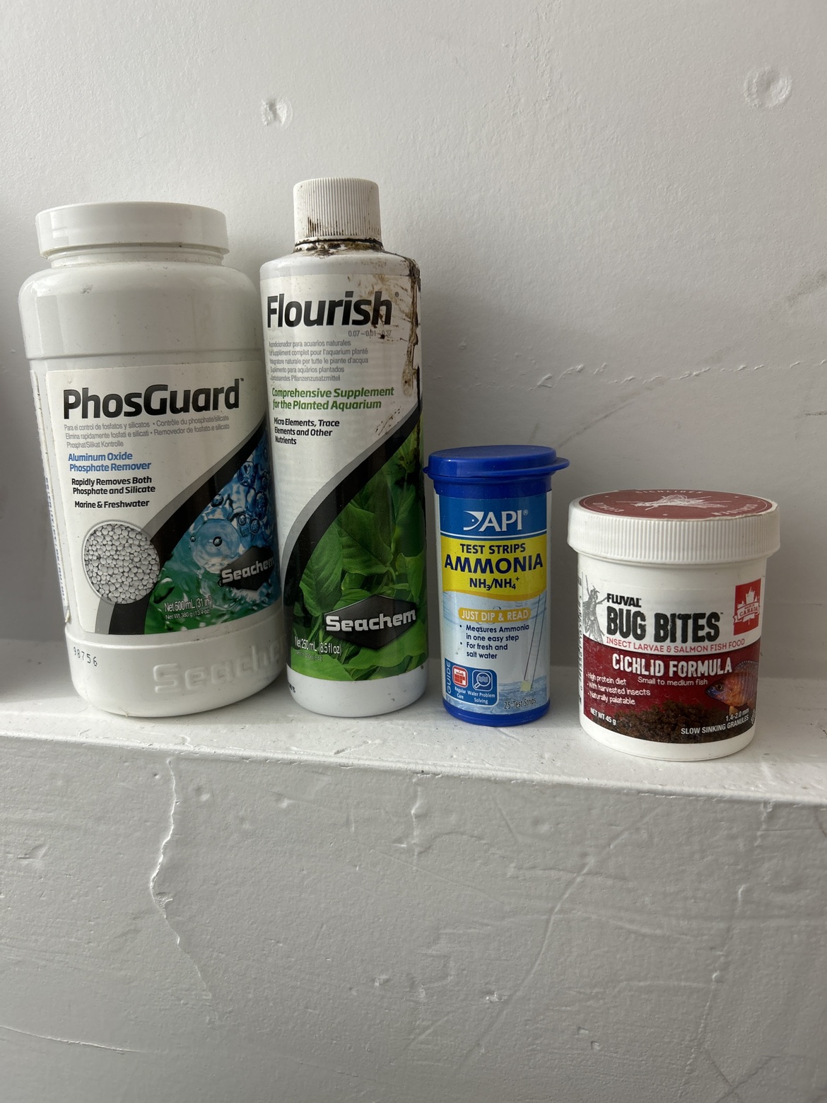 Fish keeping chemicals