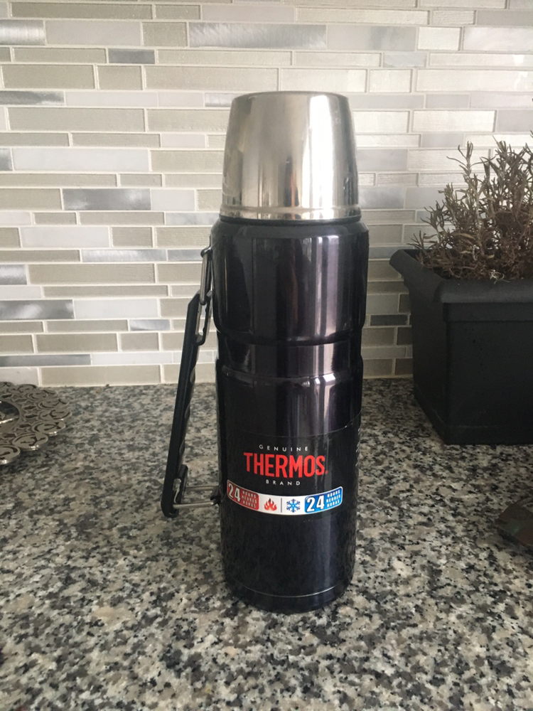 🥕Genuine Thermos Stainless King 40 Ounce Beverage Bottle image indicator(3)