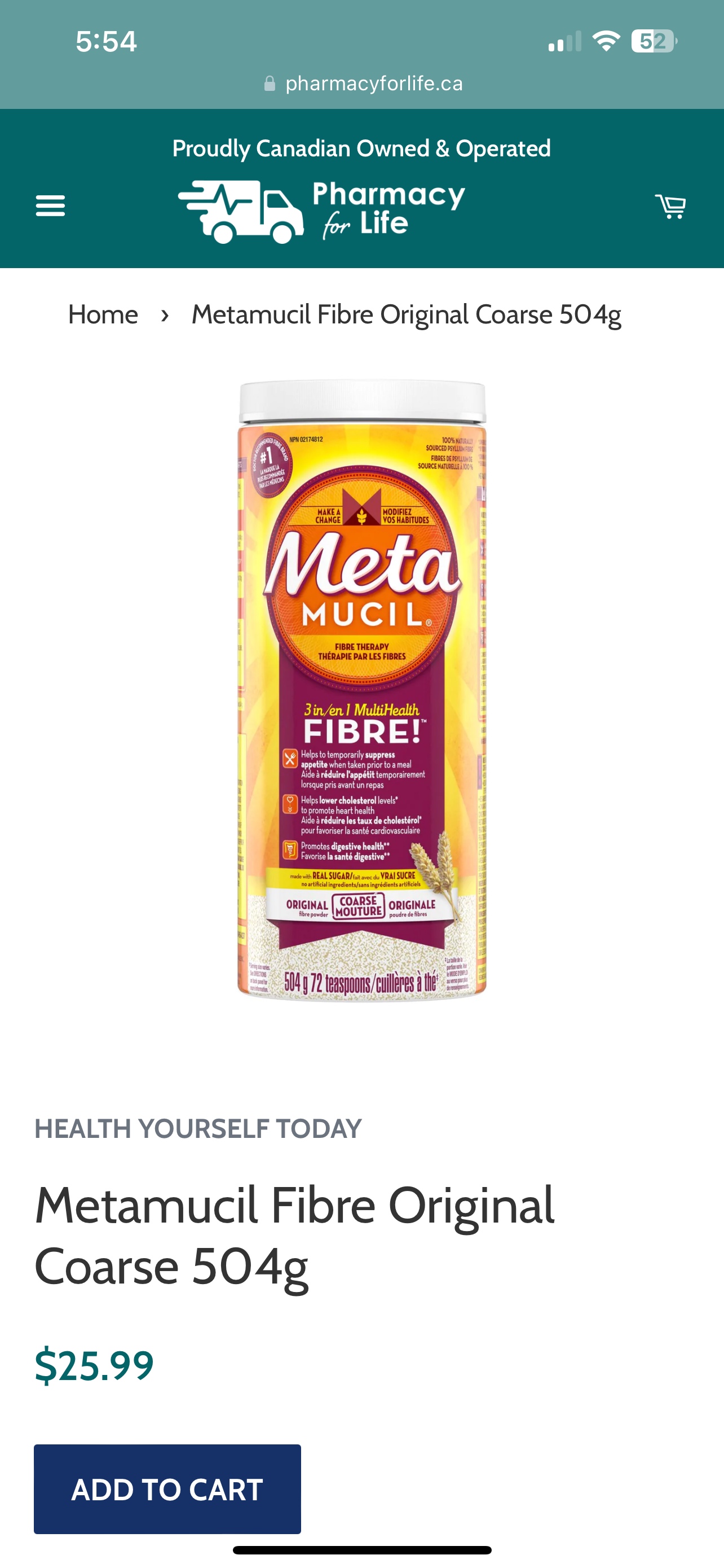 Brand new sealed Metamucil 504g image indicator(2)