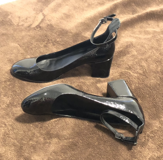10M Rebecca Minkoff ankle strap, block heels thumbnail
