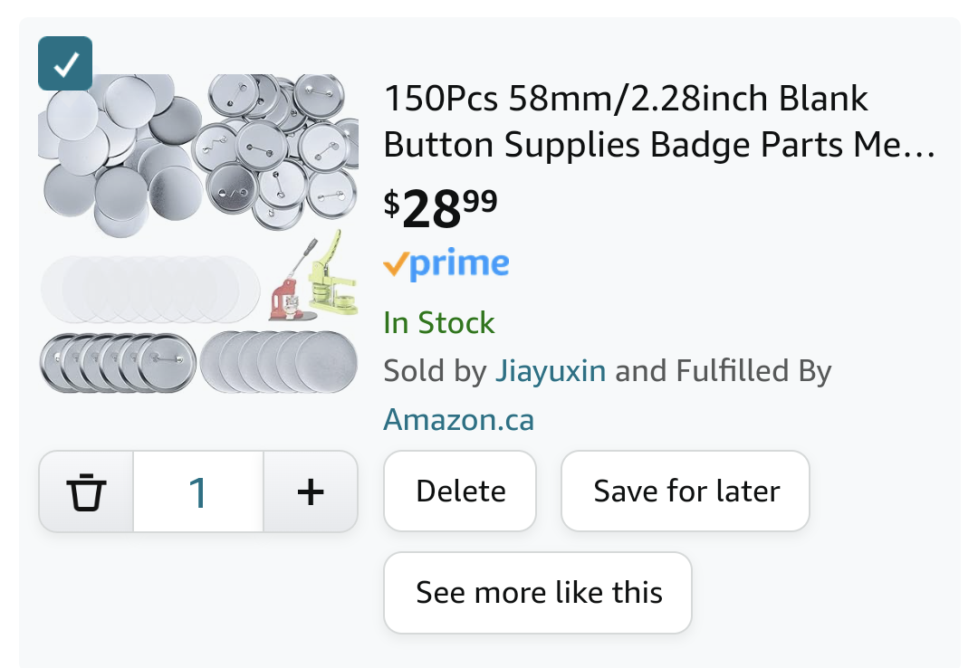 2.28 Blank Buttons (95) - photo 2