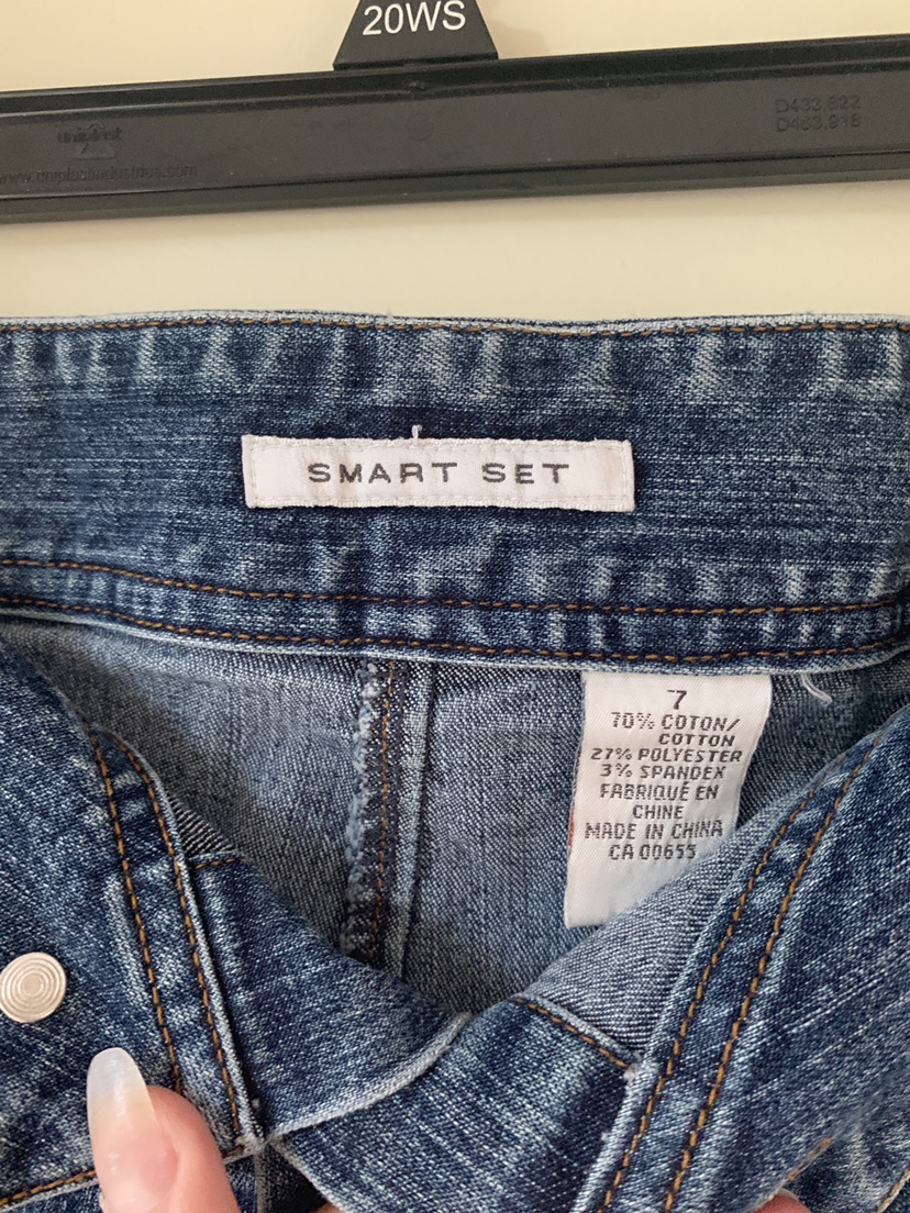 3 for 10 Vintage jean mini skirt image indicator(3)