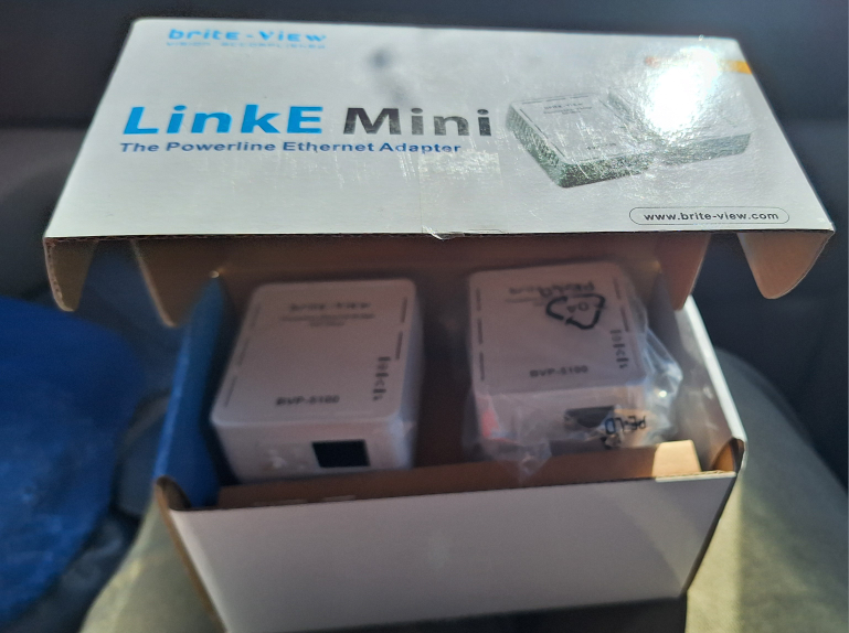 Brite-View LinkE Mini 500 Mbps Powerline image indicator(2)