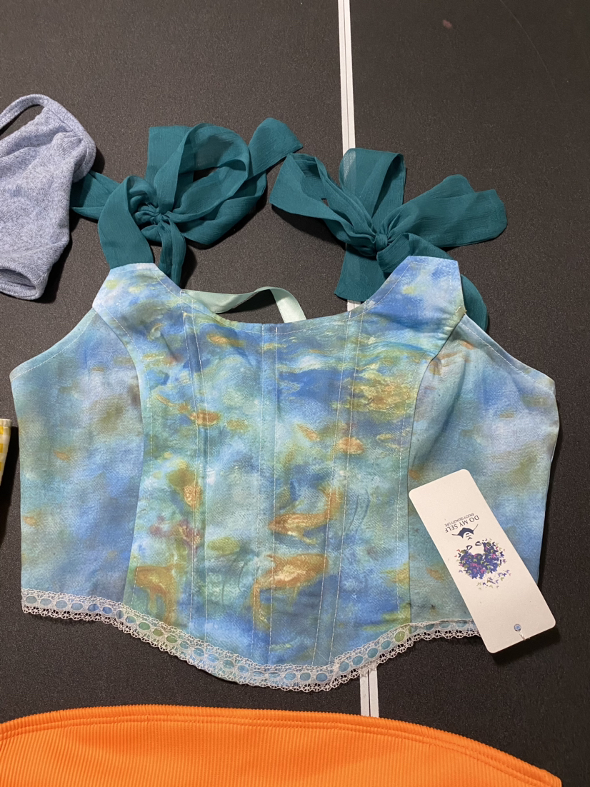Lot of 6 tops ( bra, top.  Corset) Ladies size S. Youth L - photo 3