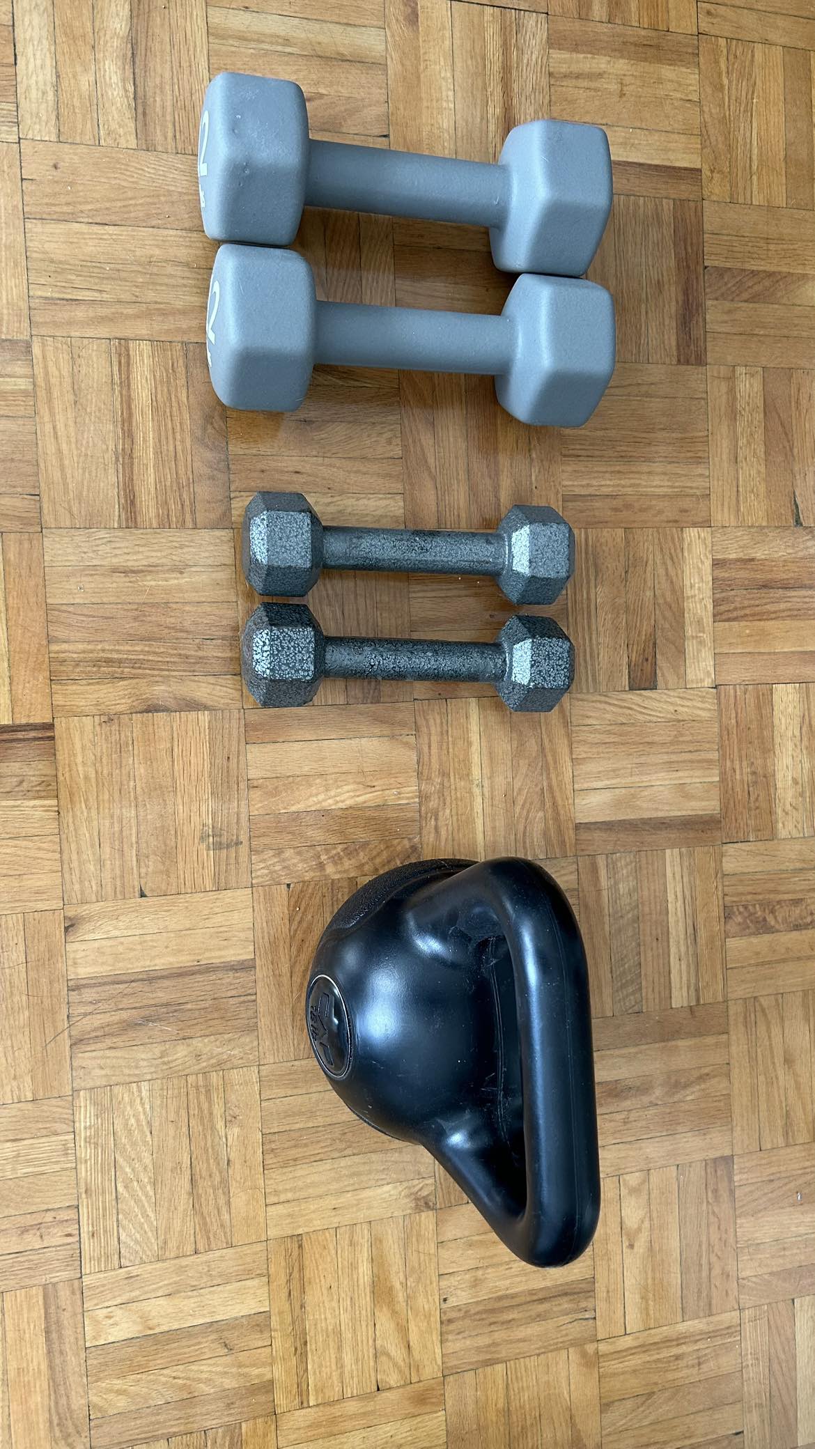 Dumbbells & Kettlebell