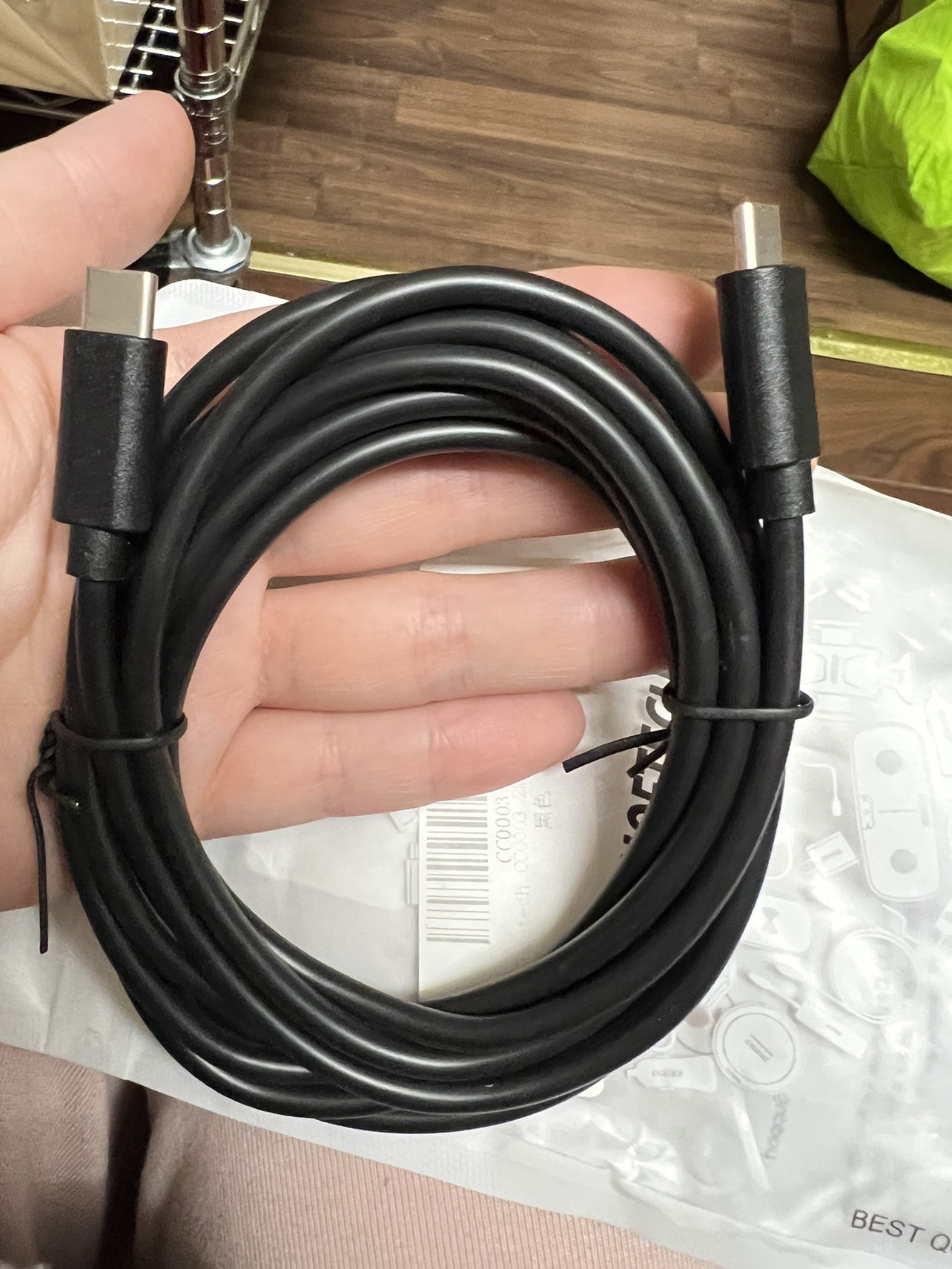 USB-C to C cable(6.6ft /2m )3A - photo 2
