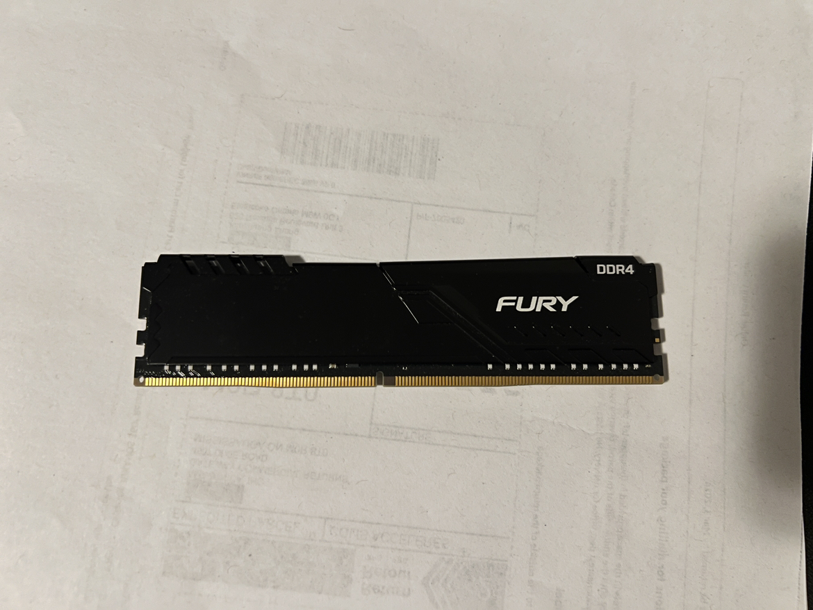 16gb Kingston Memory Single Stick 3400MHz DDR4