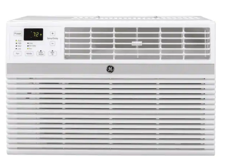 GE 12,000 BTU 115-Volt Smart Window Air Conditioner with Remote