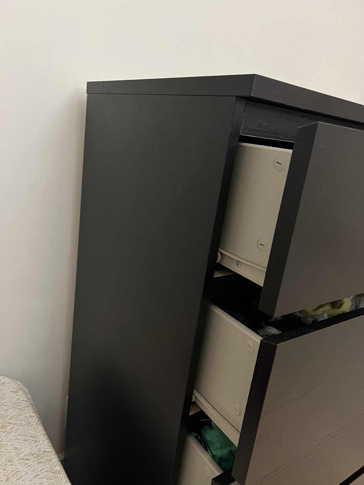 IKEA Black MALM 6 drawers chest 80*123 cm(31 1/2*48*3/8”) - photo 4
