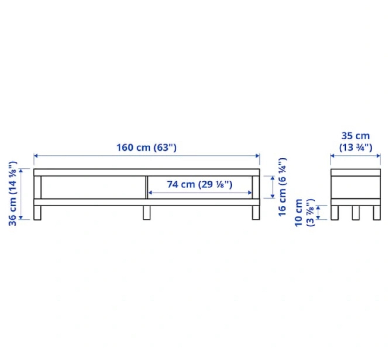 Ikea Lack Table black - photo 2