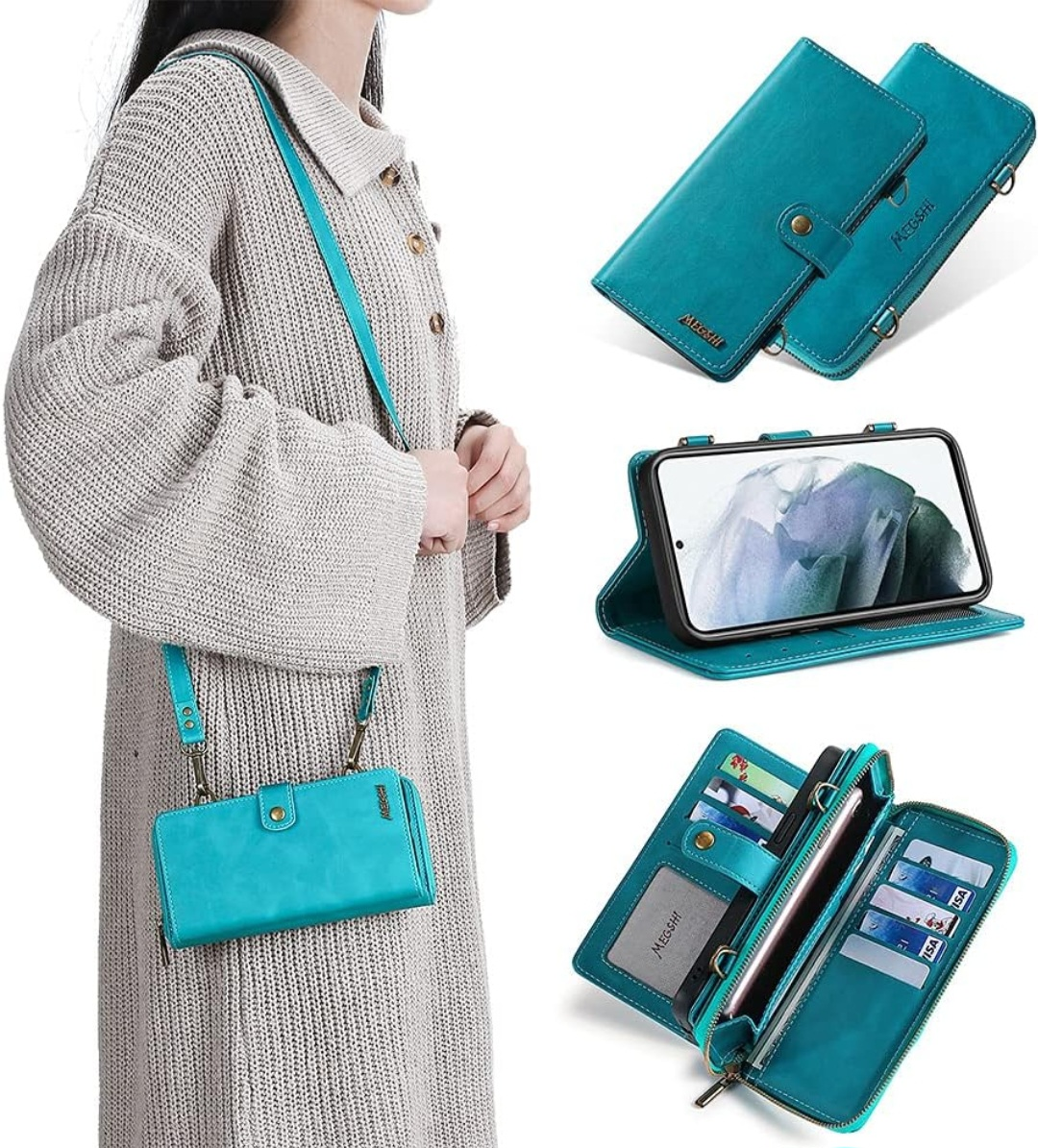 Phone Case Crossbody Strap Wallet S21 FE thumbnail