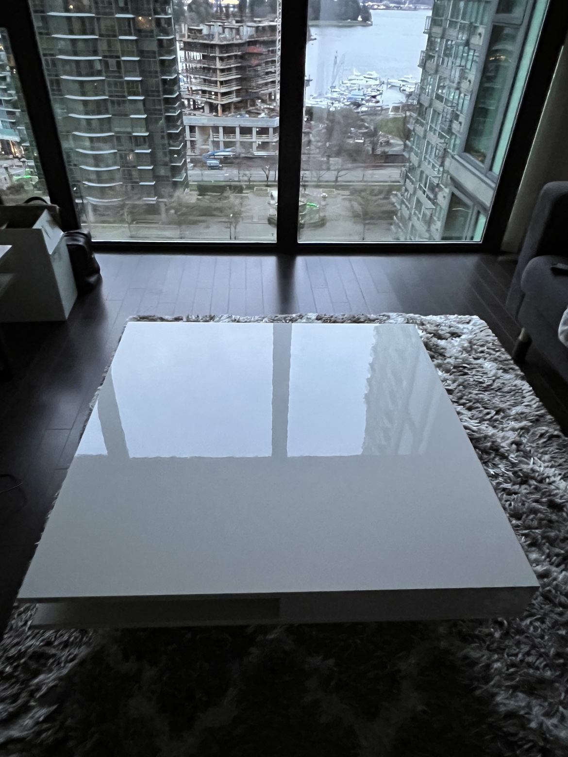 White IKEA coffee table - photo 3