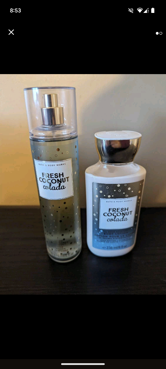 Bath and body works mist and body lotion. thumbnail