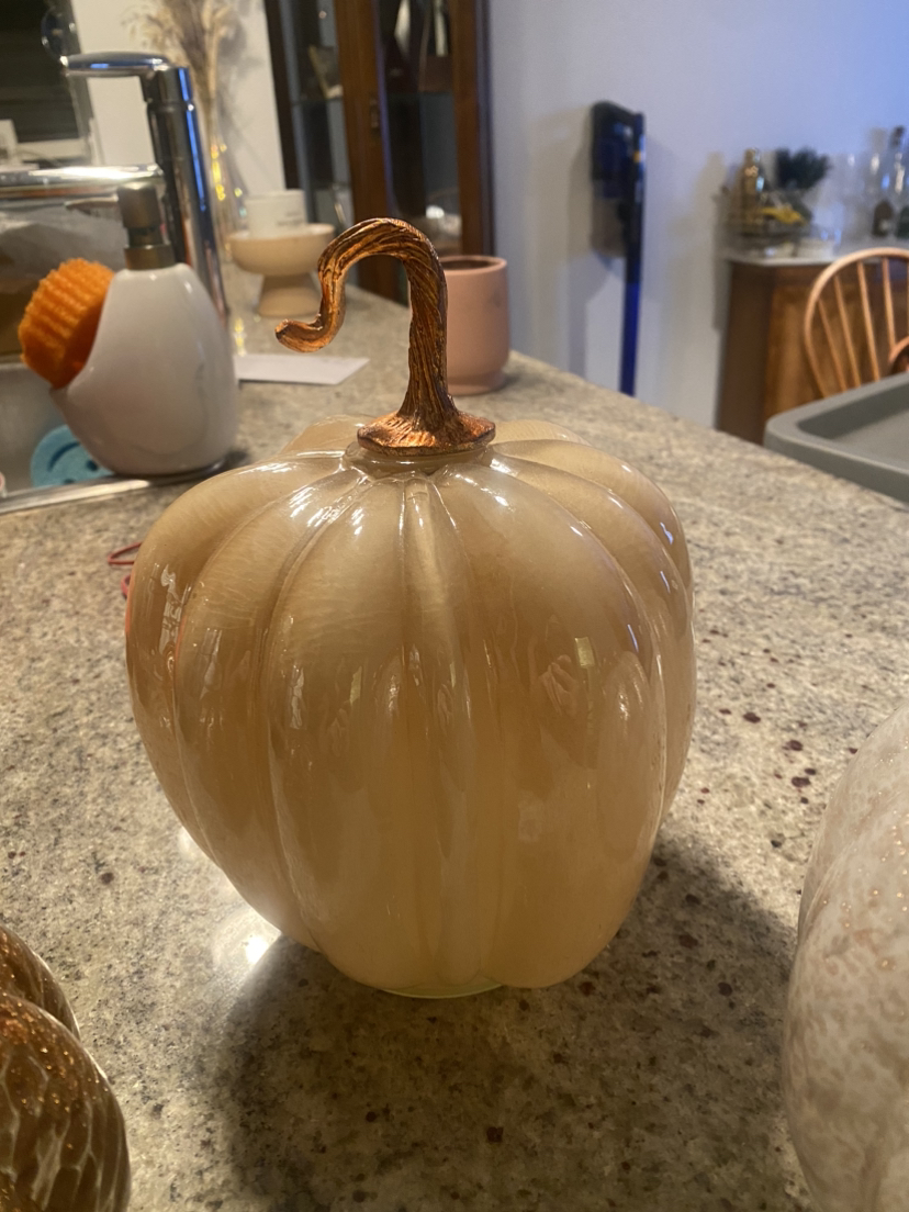 Glass blown pumpkins - photo 4