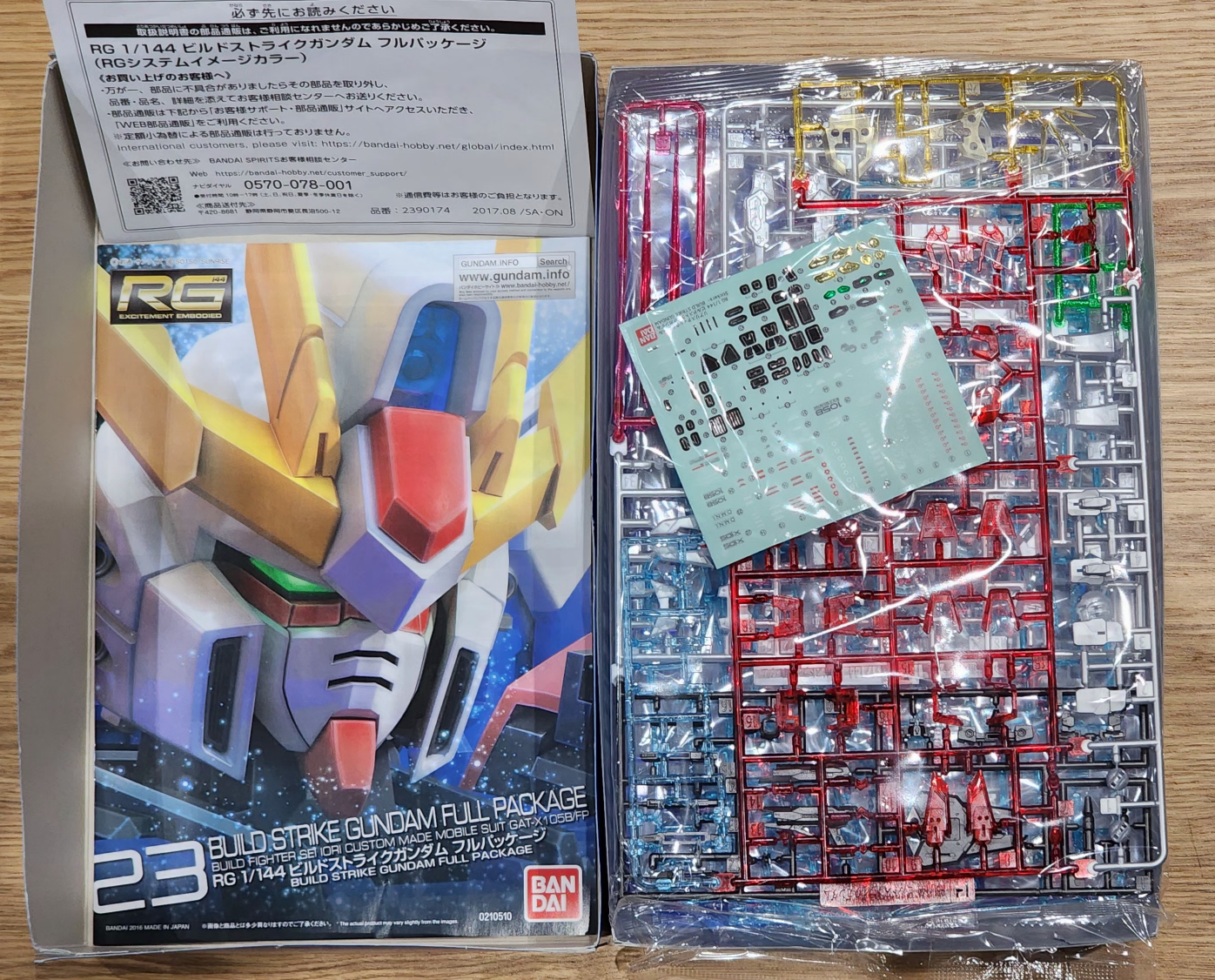 RG Build Strike Gundam Full Package (RG system image color) - photo 3