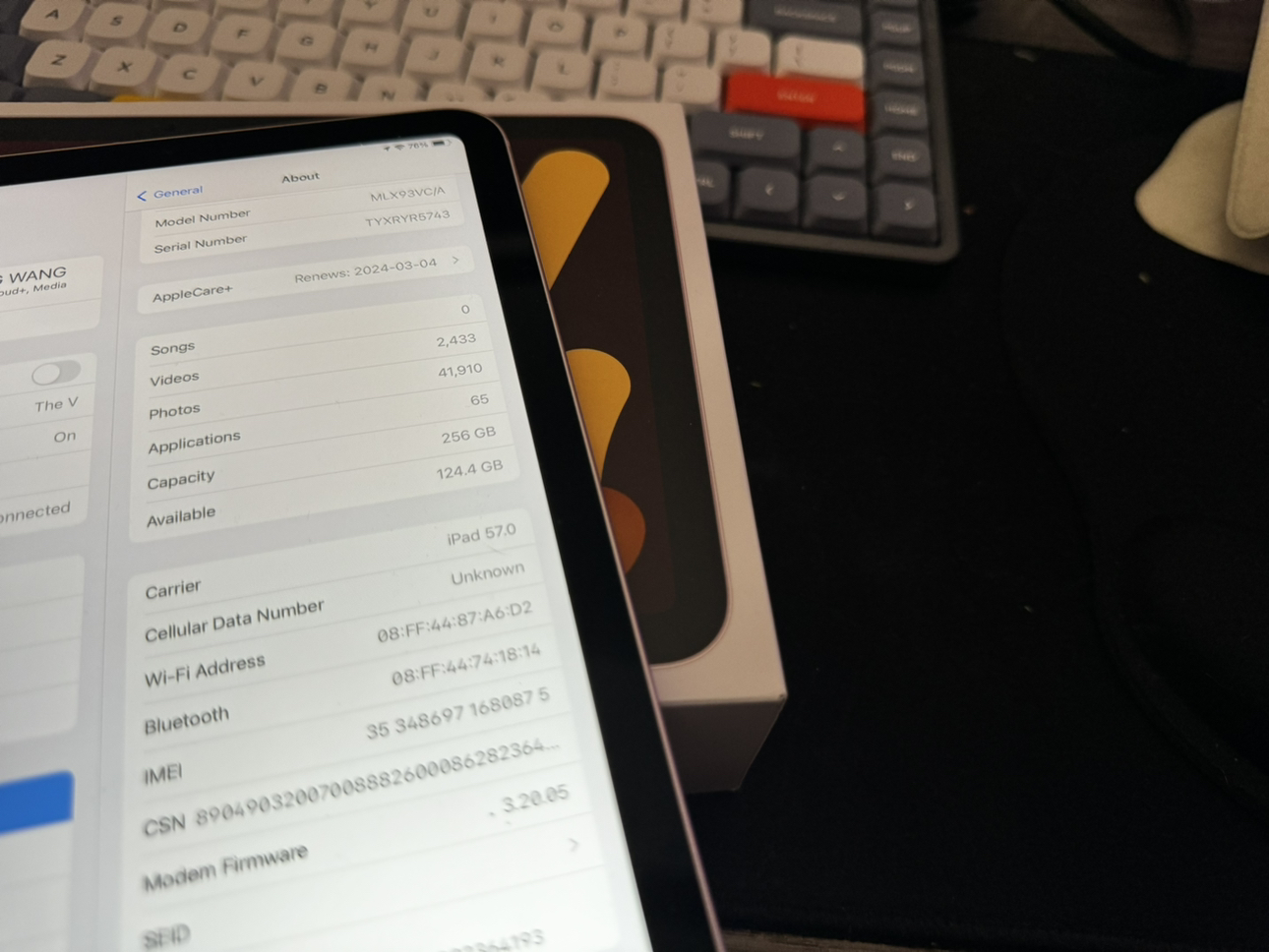iPad mini 6 256G Wi-Fi + Cellular - photo 3