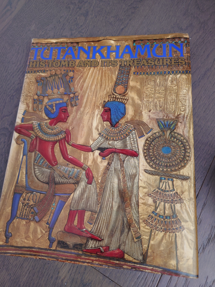 Mini sarcophagus, book, and papyrus wall decorations - photo 4