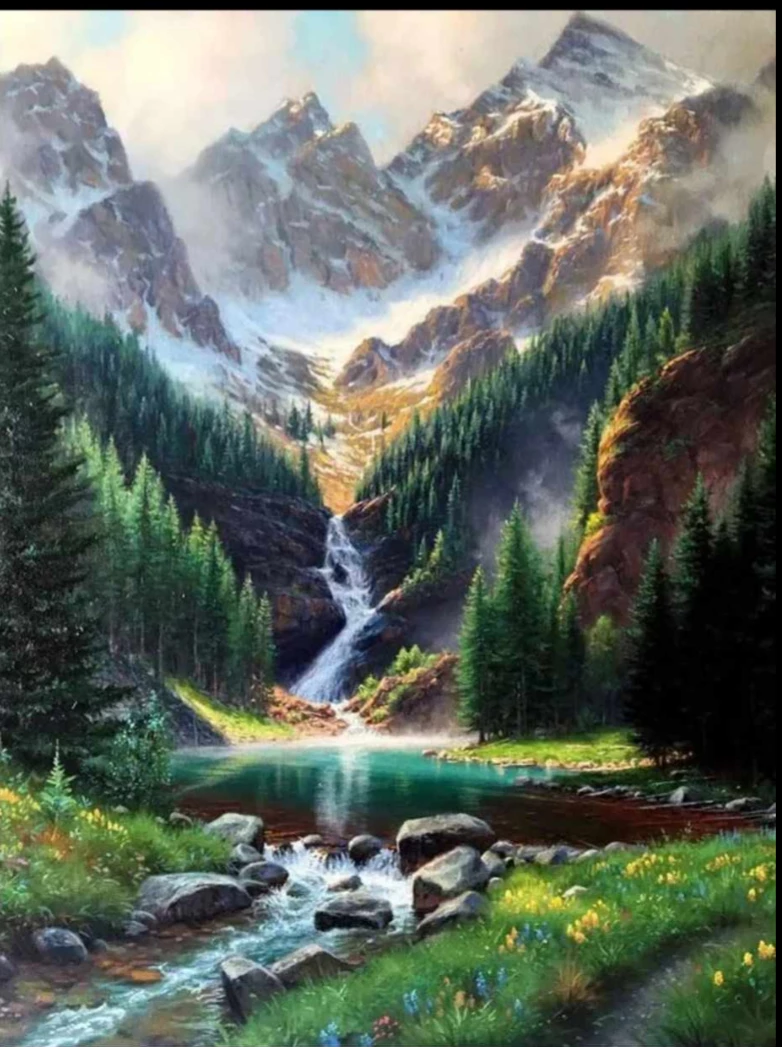 landscape diamond art