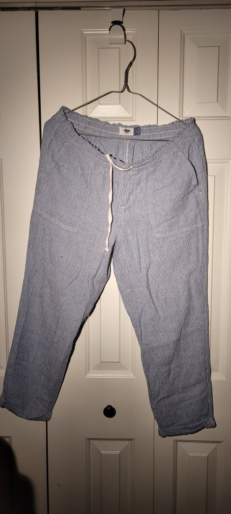 Old navy blue stripes pants - photo 2