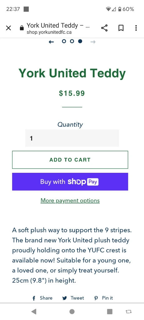 🎁 ⚽️ Official YUFC 🧸 2x Teddy Bears 🎁 image indicator(4)