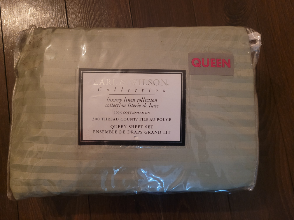 Queen bed sheet set - cotton thumbnail