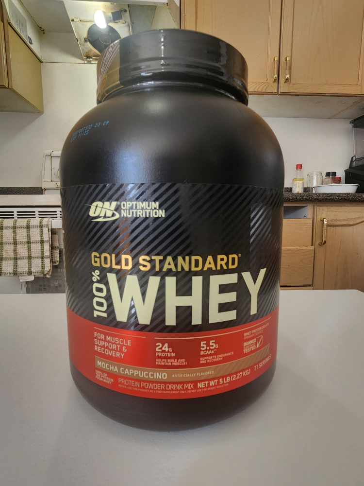 whey Protein Powder Drink Mix. mocha Cappuccino . 5lbs.