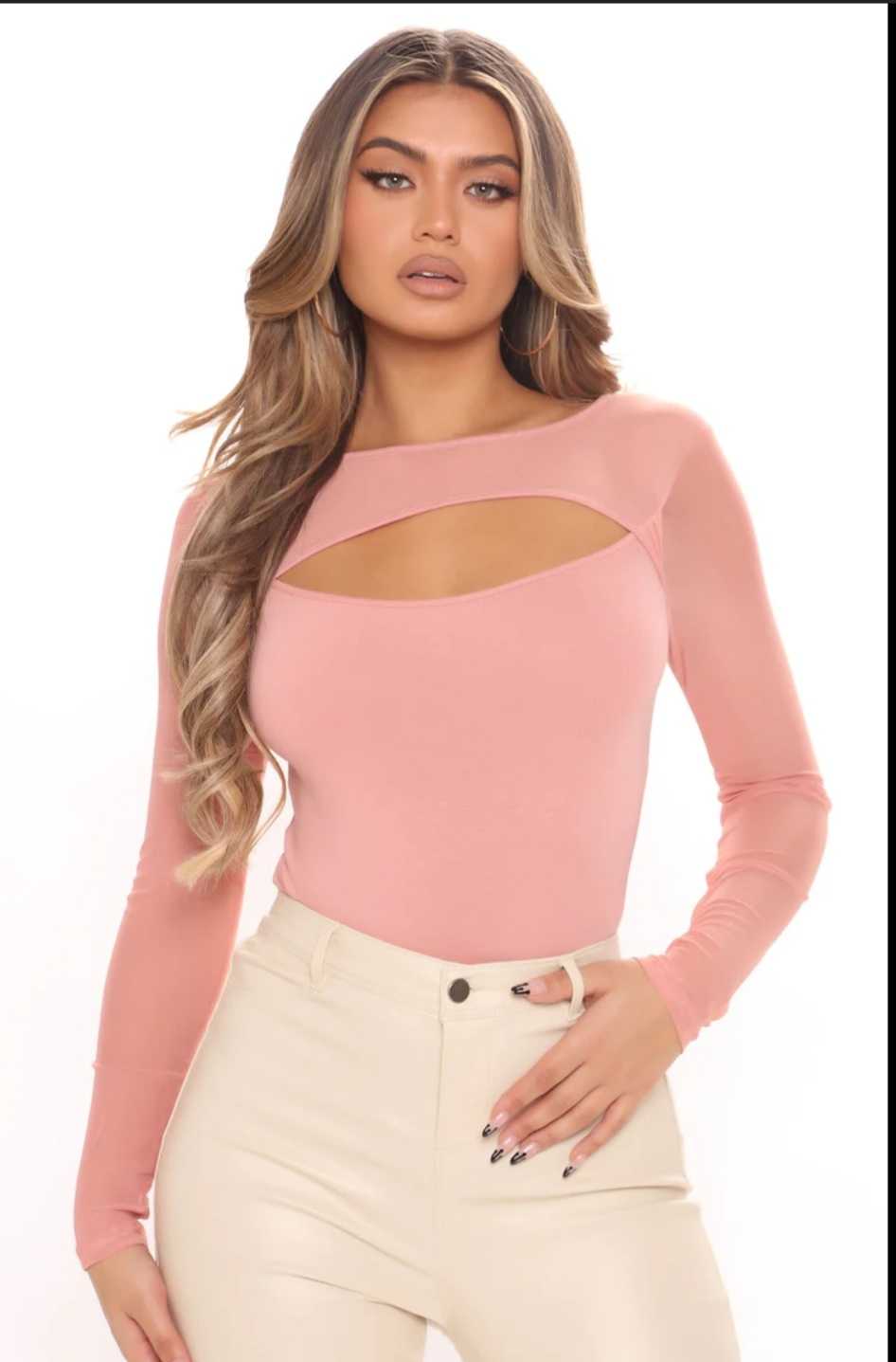 Cute Mesh Bodysuit
