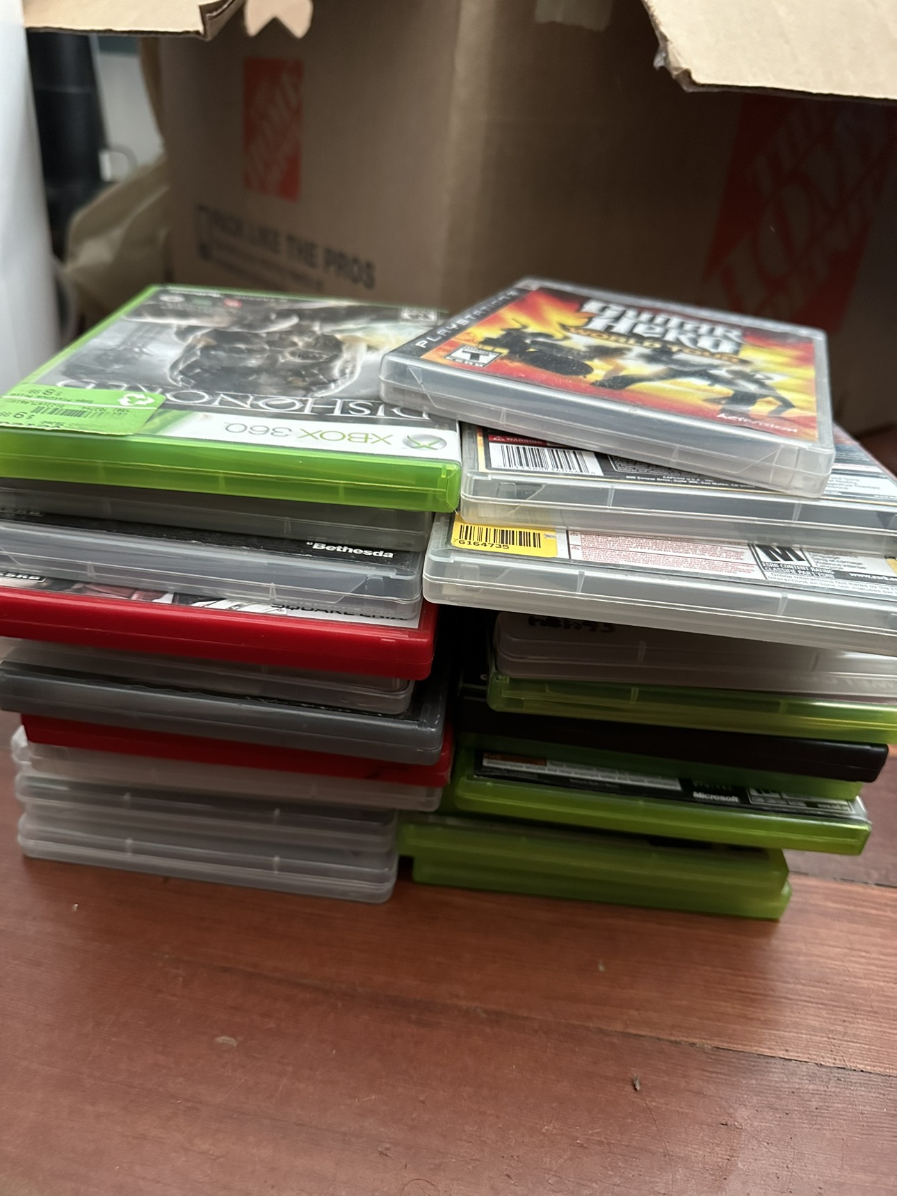 PS3 and XBOX 360 with many games and controllers - photo 4