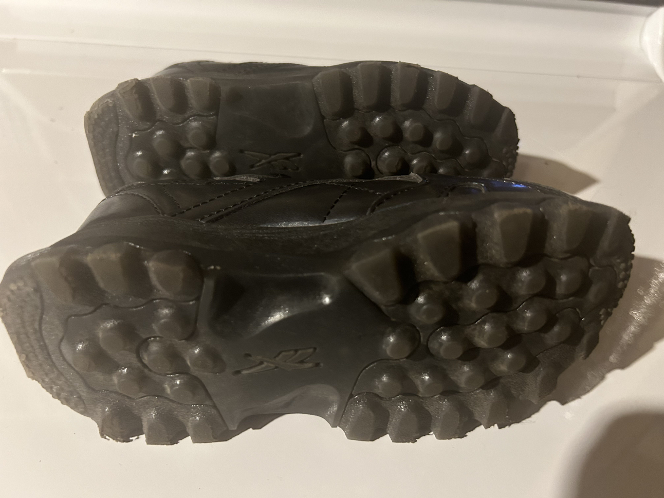 #freecycle Size 10C black Reebok toddler shoes - photo 3