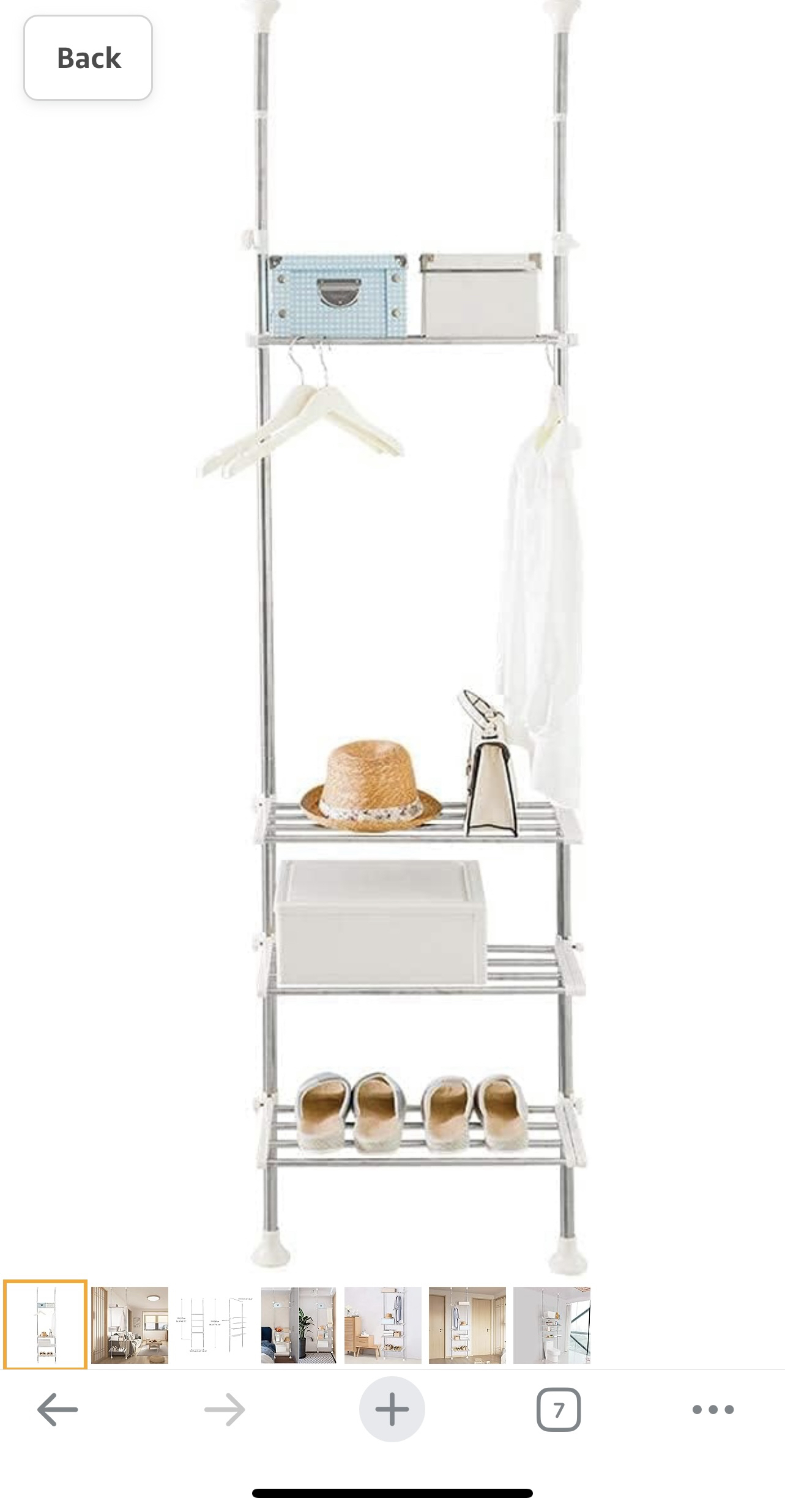 Laundry shelf, storage rack, extendable image indicator(2)