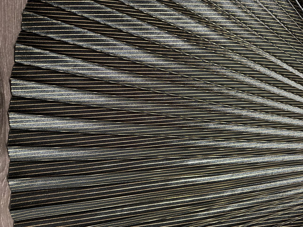 REISS pleated skirt size small green gold image indicator(6)