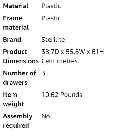 plastic 3-drawer - photo 2