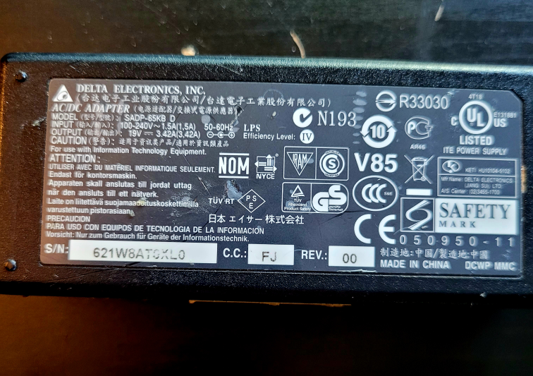 ACER ADAPTER (OR ANY ALIKE PC) - photo 2