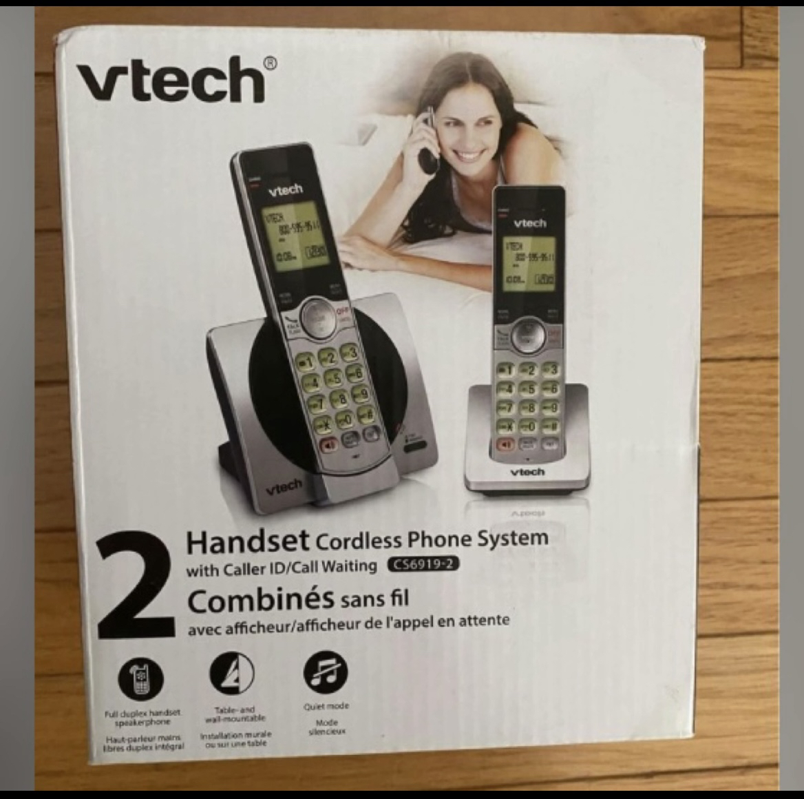 2-handset cordless phones image indicator(4)