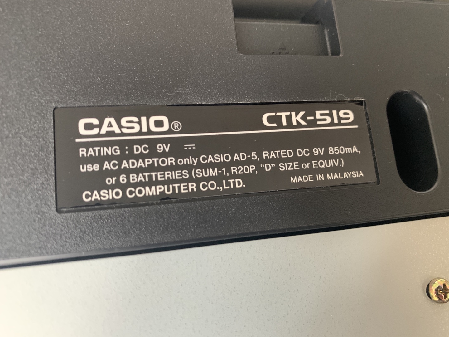 Casio CTK- 519 , 61 key portable keyboard - photo 5