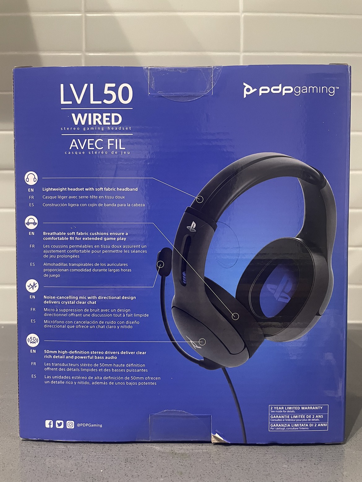 PDP Gaming LVL50 Wired Stereo Gaming Headset - photo 2