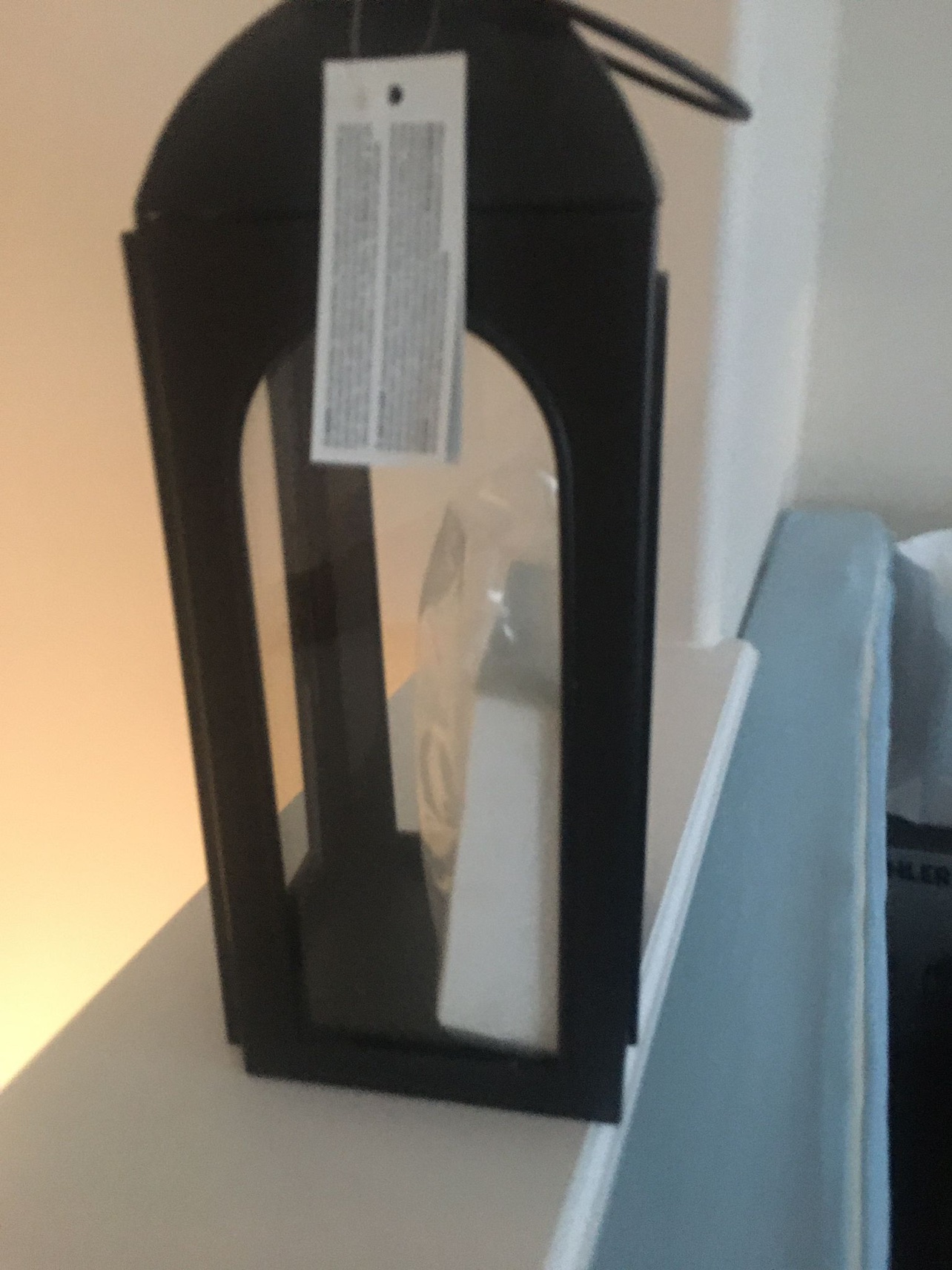 #🥕🥕 Black metal lantern - photo 2