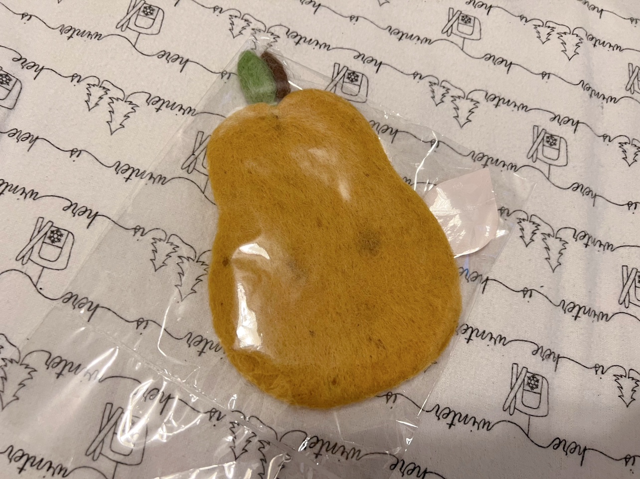 Handmade Fibre Pear coaster Brand New🏈 image indicator(2)