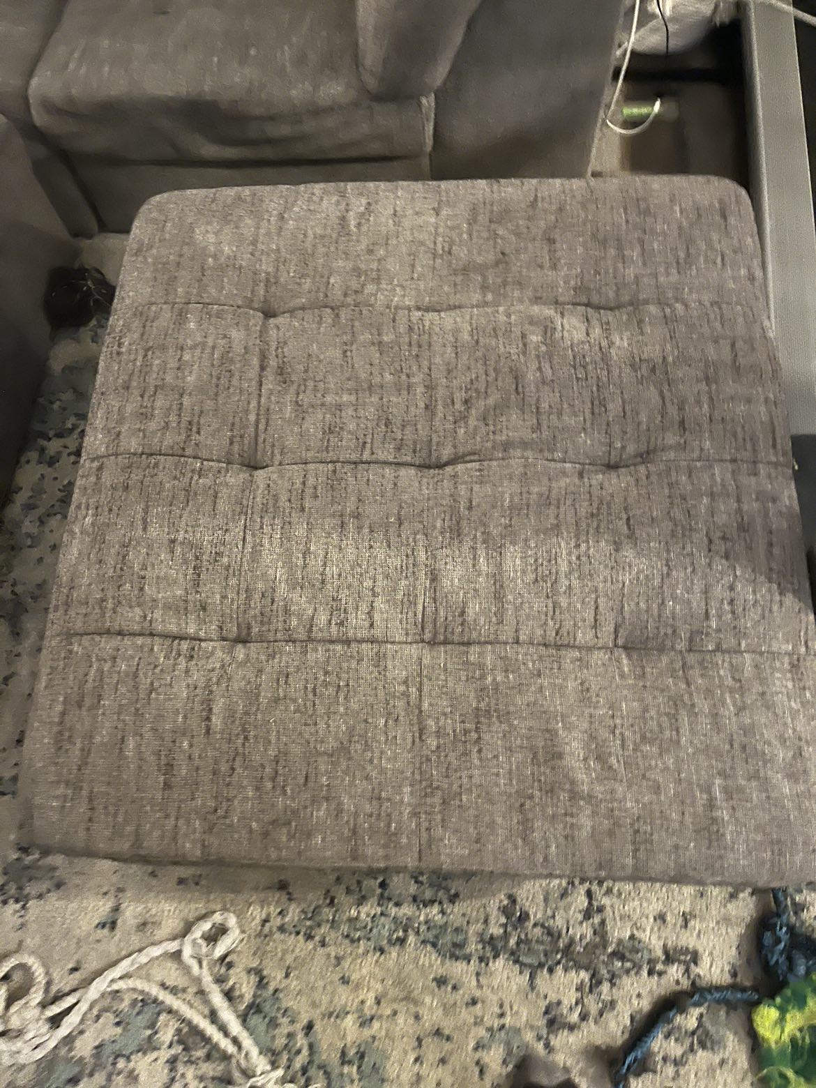 Sectional couch with ottoman - photo 4