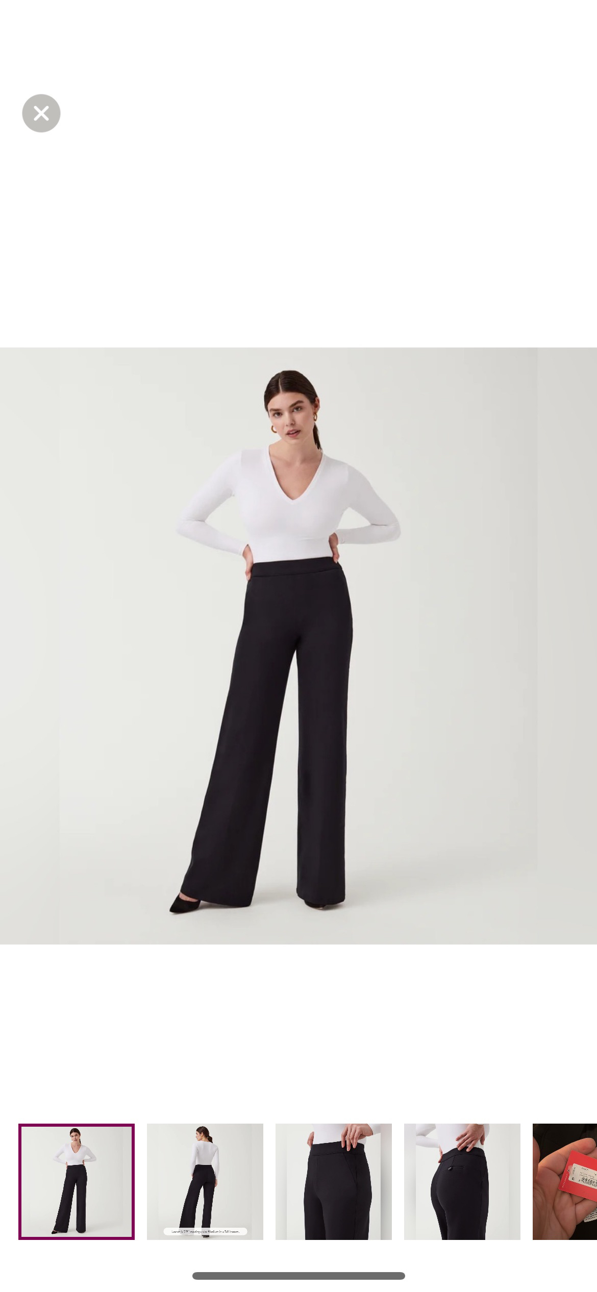 NWT Spanx The Perfect Pant, Wide Leg
