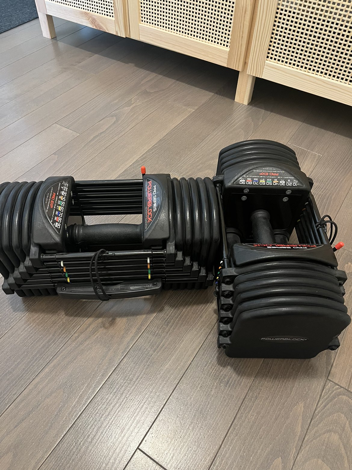 PowerBlock PRO EXP Adjustable Dumbbell Set image indicator(2)