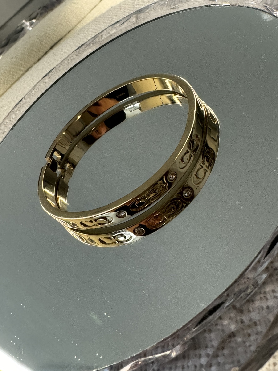 Coach gold plated bracelet thumbnail
