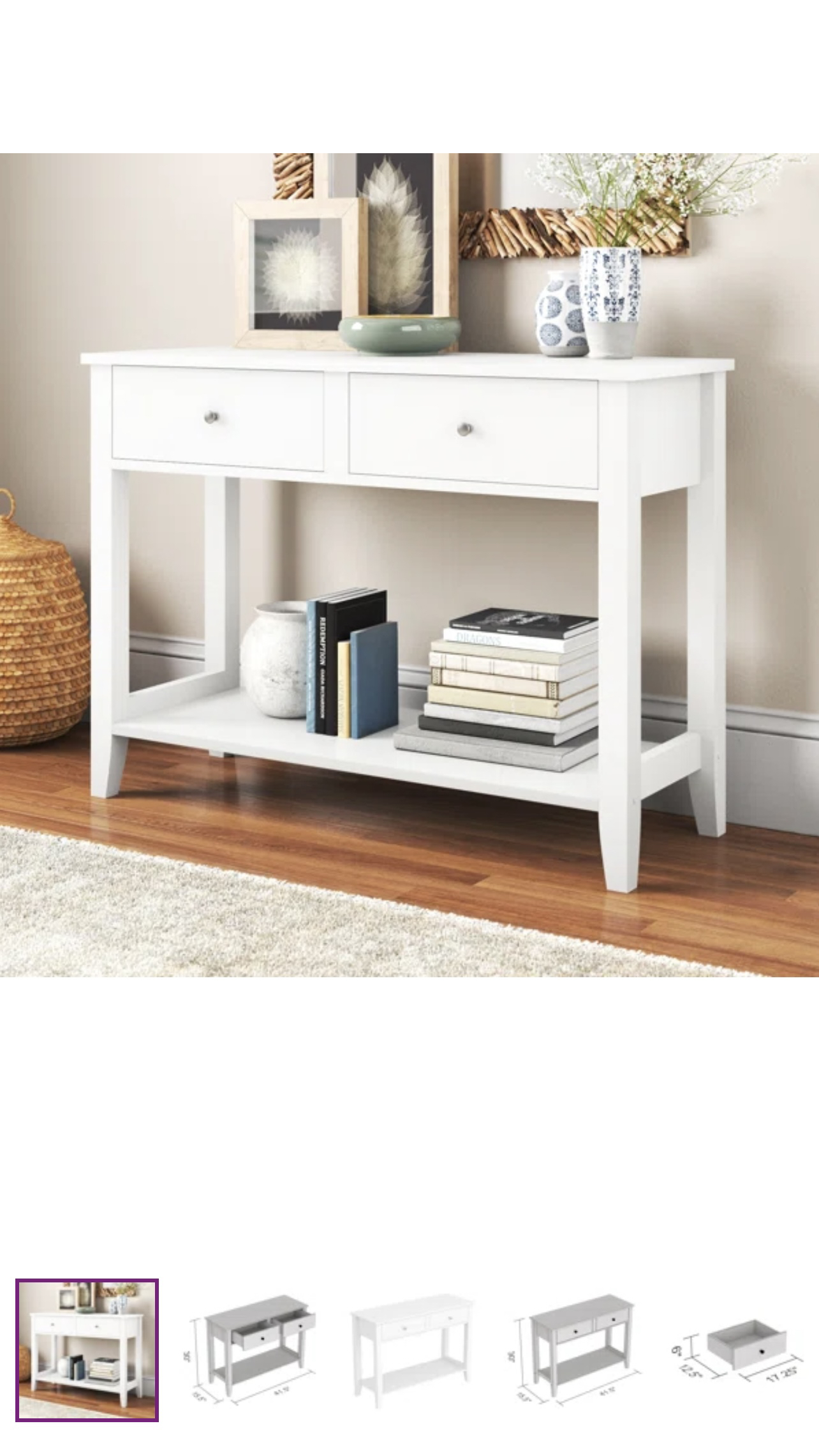 Console table (brand new) best offer