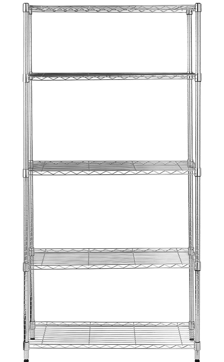 New Heavy Duty Wire Storage Shelving Unit- Steele Organizer thumbnail