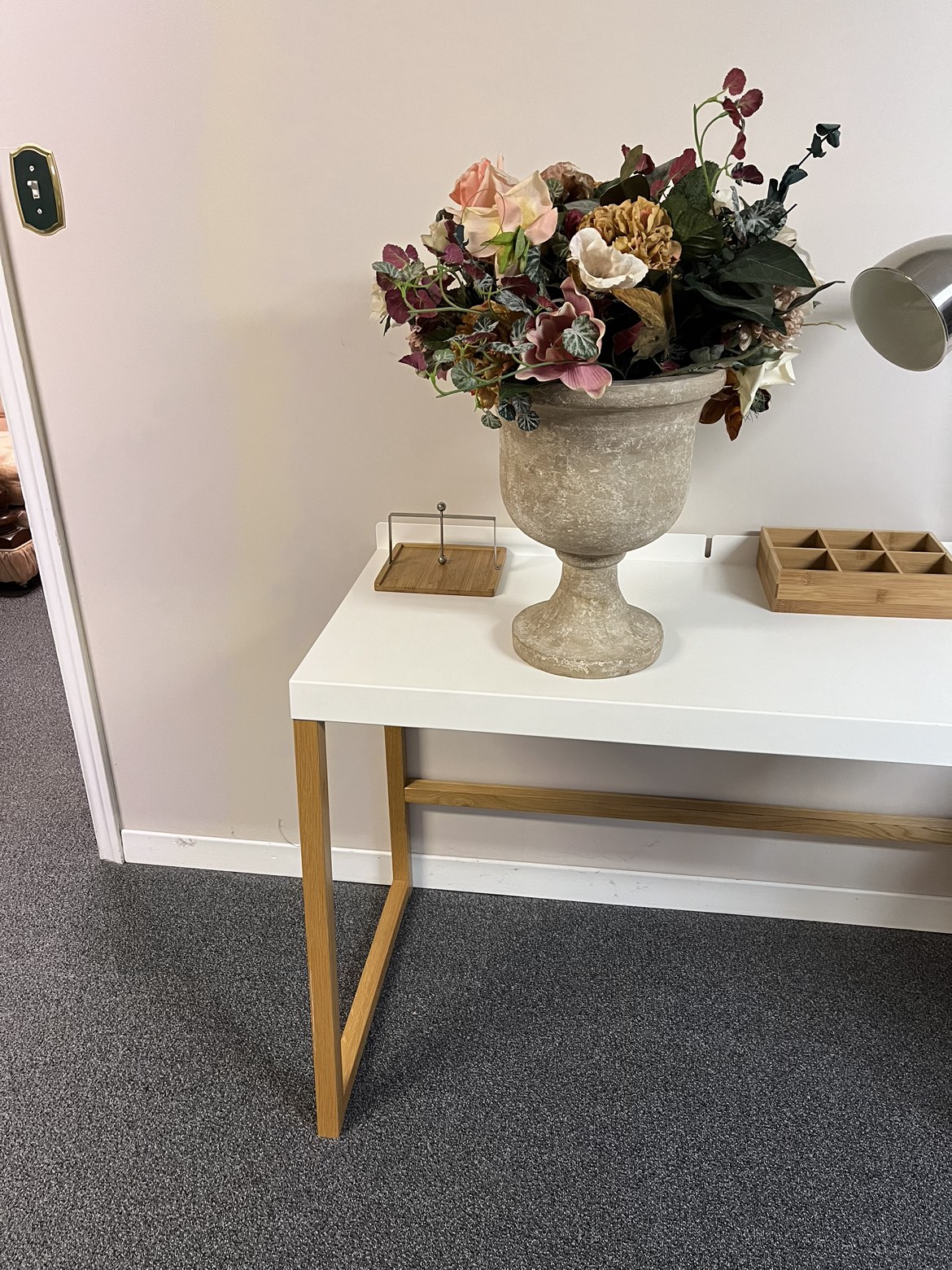 Flower and pot