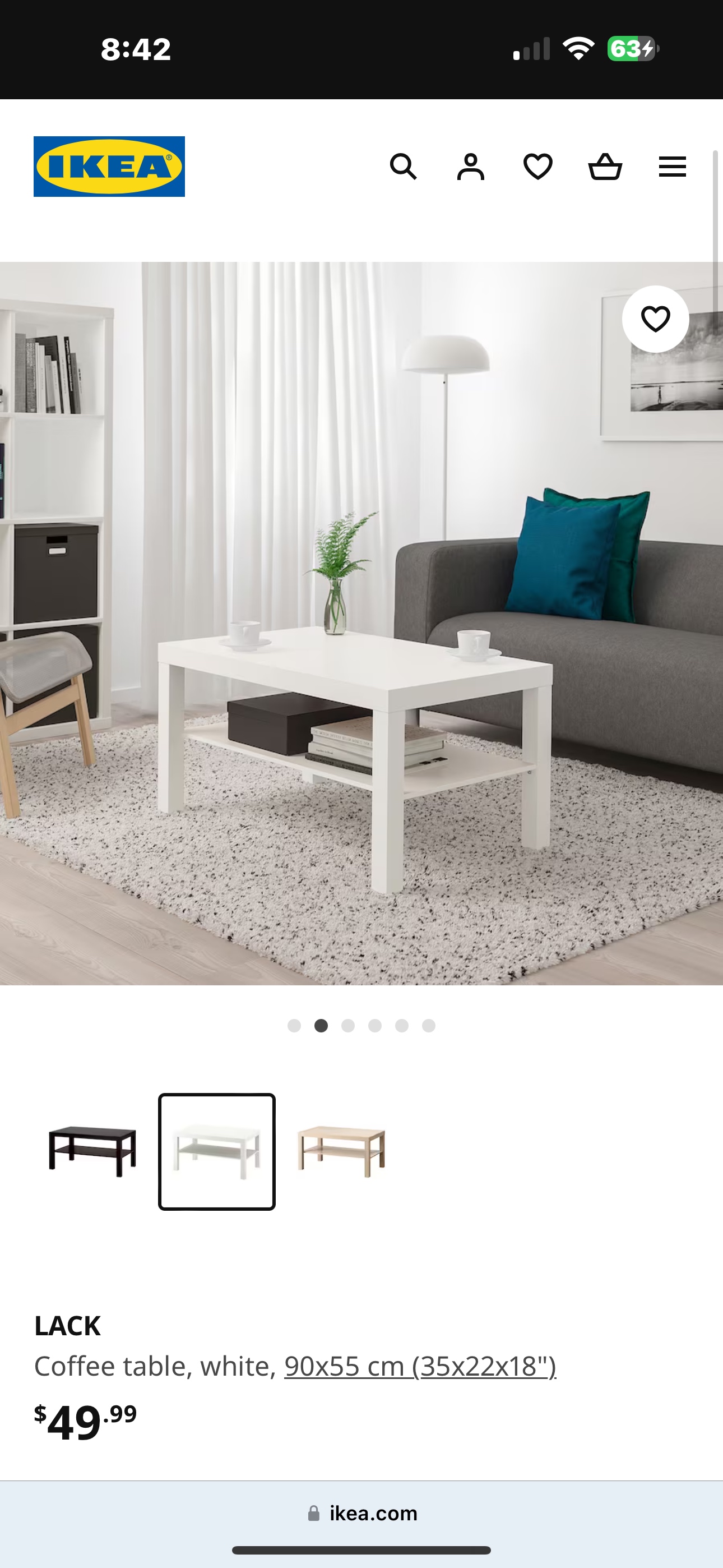 Ikea coffee table